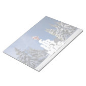 Bloc-note Paysage hivernal de Noël (Incliné)