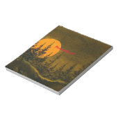 Bloc-note Paysage nocturne; chasse ou moisson lune (Tourné)