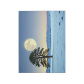 Bloc-note Paysage pittoresque Lune d'hiver Nature Tranquille (Tourné)