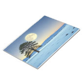 Bloc-note Paysage pittoresque Lune d'hiver Nature Tranquille (Incliné)