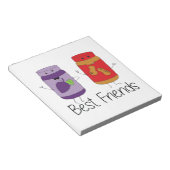 Bloc-note PB et J Best Friends Pb et J BFF Dessin (Incliné)