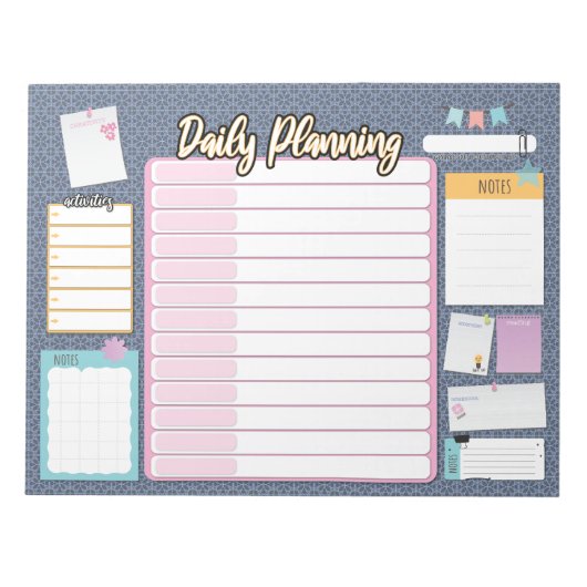 Bloc-note PC portable HOMESCHOOL DAIN PLANNER (Devant)