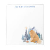 Bloc-note PEACE Chow chien vacances personnalisation texte (Devant)