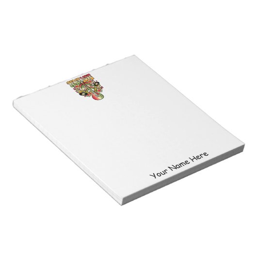 Bloc-note Peace Love and Music (Incliné)