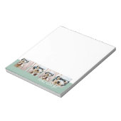 Bloc-note Peace Love Joy Photo Collage de voeux de vacances (Tourné)