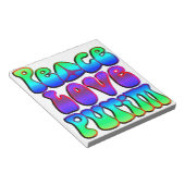 Bloc-note Peace Love Purim (Incliné)