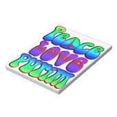 Bloc-note Peace Love Purim (Tourné)