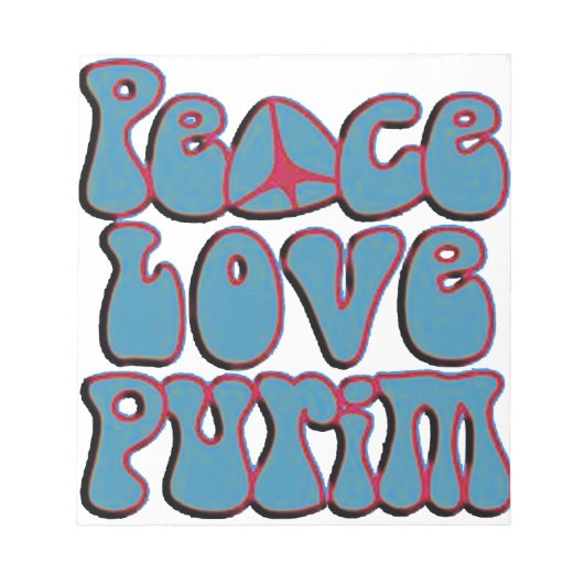 Bloc-note Peace Love Purim.png (Devant)