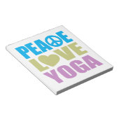 Bloc-note Peace Love Yoga (Incliné)