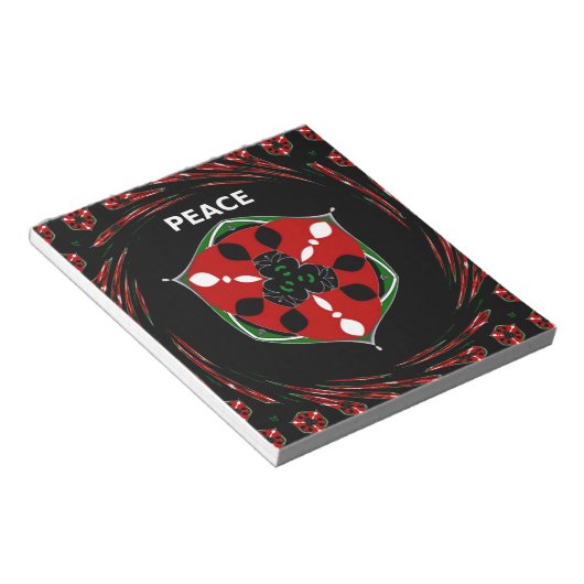 Bloc-note "Peace : with Shield Emblem" (Incliné)