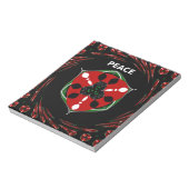 Bloc-note "Peace : with Shield Emblem" (Tourné)