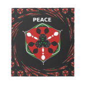 Bloc-note "Peace : with Shield Emblem" (Devant)