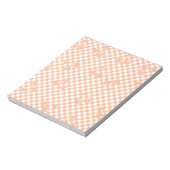 Bloc-note Peach Fuzz Cherry En vichy Motif (Tourné)