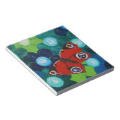 Bloc-note Peacock Papillon peint (Incliné)