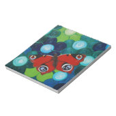 Bloc-note Peacock Papillon peint (Tourné)