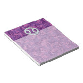 Bloc-note Pearle comme cancer Zodiac Connexion Camo numériqu (Incliné)