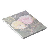 BLOC-NOTE PEAU DE COULEUR D'EAU CACTUS (Incliné)