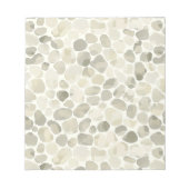 Bloc-note Pebble à l'aquarelle neutre (Devant)