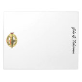 Bloc-note Pêche à la mouche à la truite de ruisseau humorist (Devant)