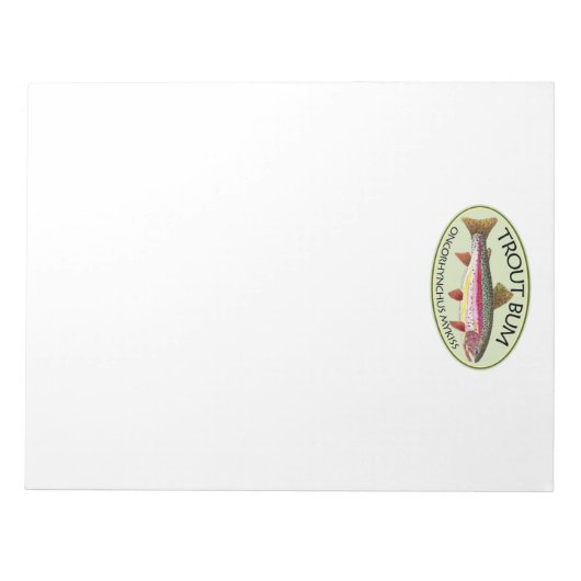 Bloc-note Pêche à la truite (Devant)