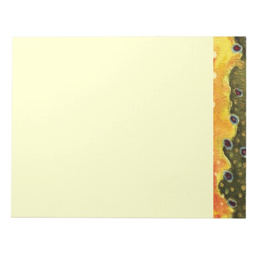 Bloc-note Pêche à la truite (Devant)