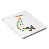 Bloc-note Pêche au brochet et pêche à la mouche (Incliné)