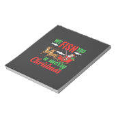 Bloc-note Pêche de Noël Joyeux Poisson Vous (Tourné)