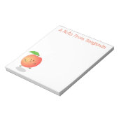 Bloc-note Pêche heureuse mignonne illustration de dessin ani (Tourné)