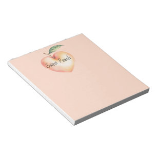 Bloc-note Pêche Sweet Heart