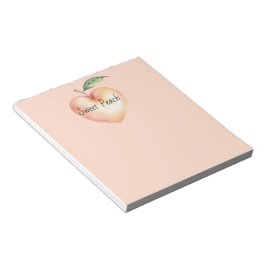 Bloc-note Pêche Sweet Heart (Incliné)
