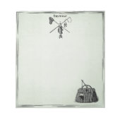 Bloc-note Pêche vintage (Devant)