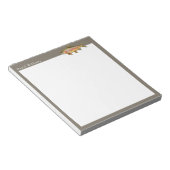 Bloc-note Pêcheur de truite arc-en-ciel personnalisé (Incliné)