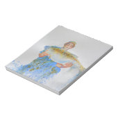 Bloc-note Pêcheur peinture d'aquarelle cadeau de pêche pour  (Tourné)