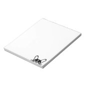 Bloc-note Peeking french bulldog (Tourné)