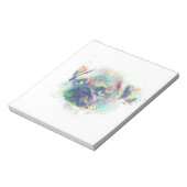 Bloc-note Peinture à l'aquarelle de chiot mignonne carlin (Tourné)