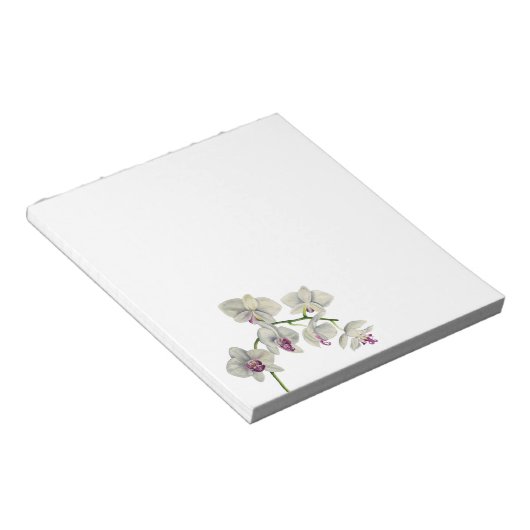 Bloc-note Peinture à l'aquarelle des orchidées (Incliné)