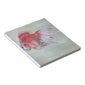 Bloc-note Peinture acrylique de Ryukin Goldfish (Incliné)