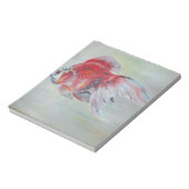 Bloc-note Peinture acrylique de Ryukin Goldfish (Tourné)