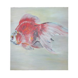 Bloc-note Peinture acrylique de Ryukin Goldfish