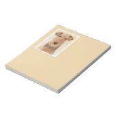 Bloc-note Peinture Airedale Terrier - Cute Original Art (Tourné)