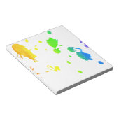 Bloc-note Peinture arc-en-ciel (Incliné)