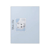 Bloc-note Peinture Arctic Fox - Art original de la faune (Tourné)