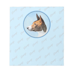 Bloc-note Peinture Basenji - Belle Art Original