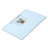 Bloc-note Peinture berger allemande - jolie art original chi (Incliné)