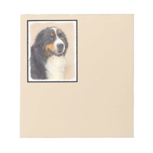 Bloc-note Peinture bernoise de chien de montagne - Art origi