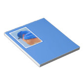 Bloc-note Peinture Bluebird - Art original pour oiseaux (Incliné)