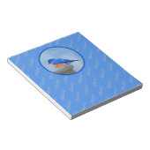 Bloc-note Peinture Bluebird - Art original pour oiseaux (Incliné)