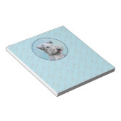 Bloc-note Peinture Cesky Terrier - Cute Original Chien Art (Incliné)