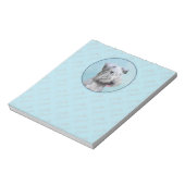Bloc-note Peinture Cesky Terrier - Cute Original Chien Art (Tourné)