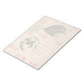 Bloc-note Peinture chinoise Chèvre bélière Année lunaire Zod (Incliné)